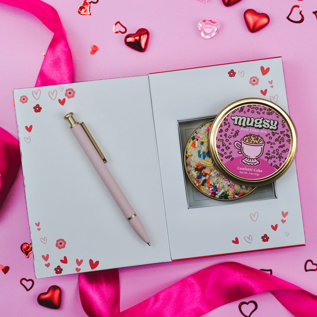 Floral Hearts Greeting Card with Gift Inside