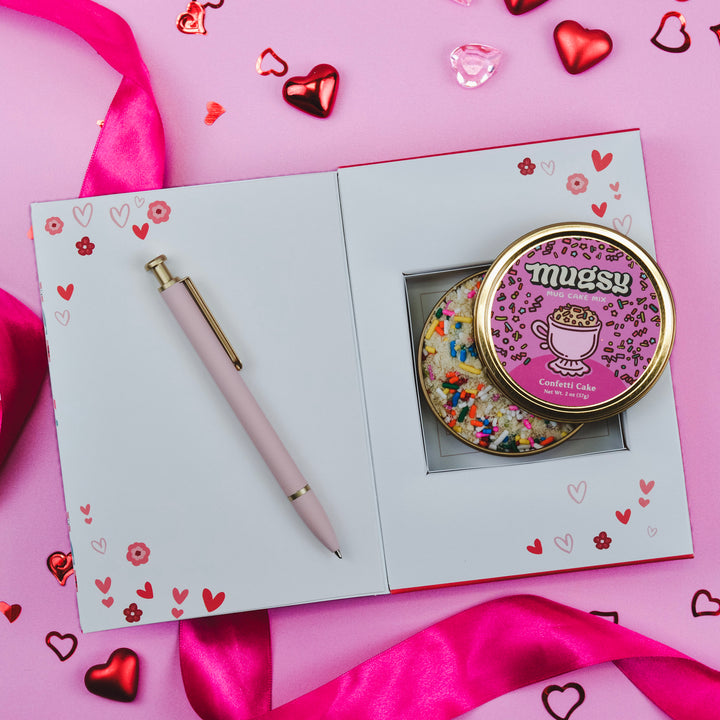 Floral Hearts Greeting Card with Gift Inside