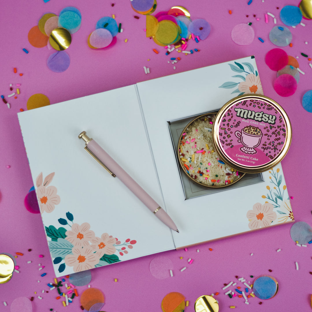 Floral Birthday Greeting Card with Gift Inside