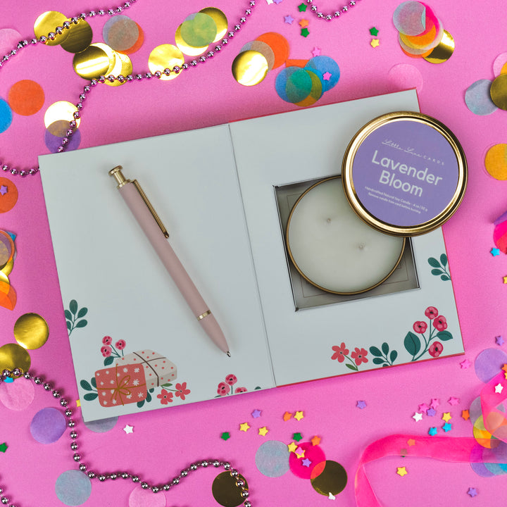 Presents Birthday Greeting Card with Gift Inside