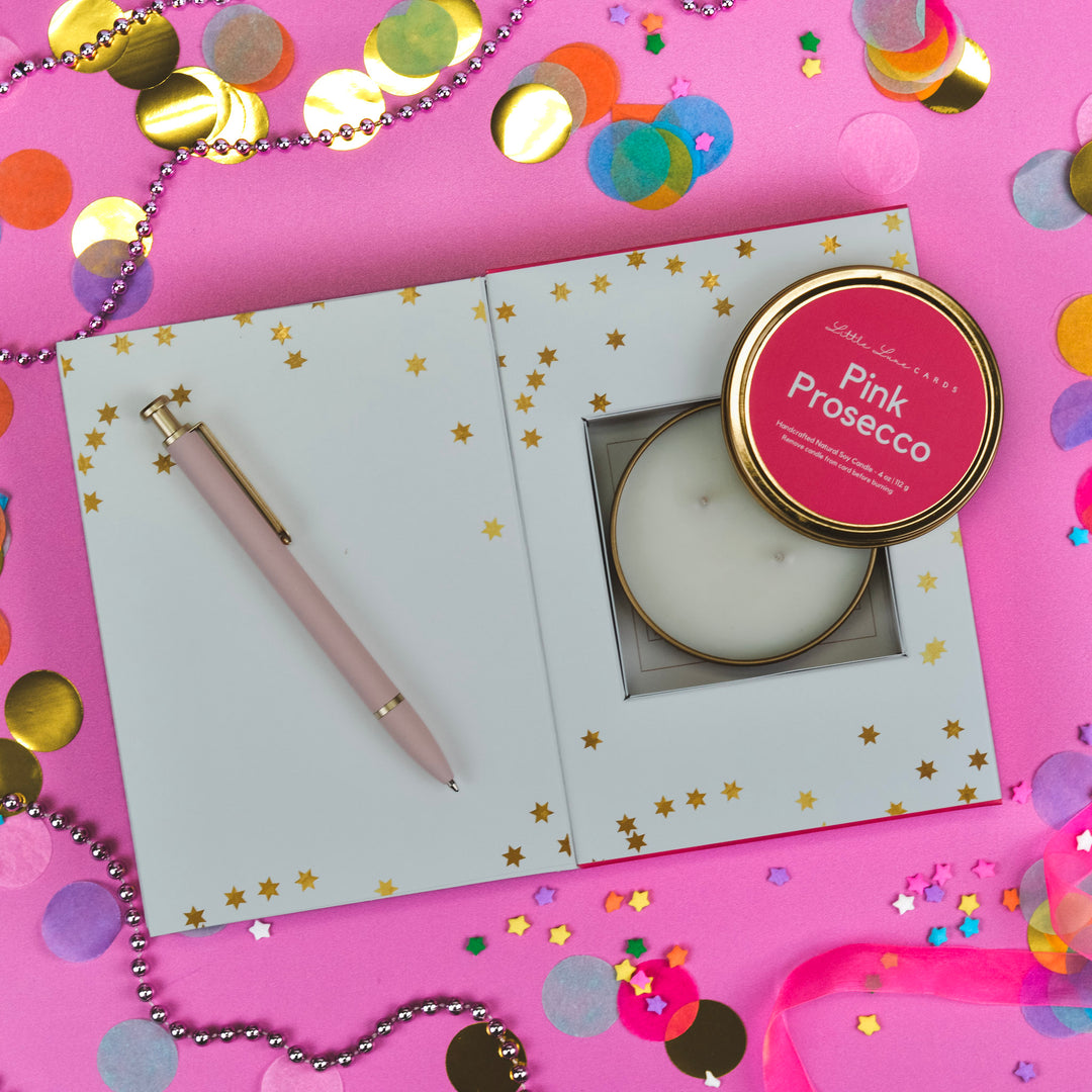 Sparkle Birthday Greeting Card with Gift Inside