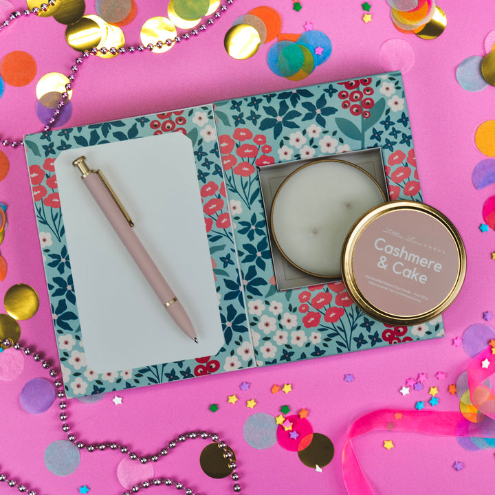 Birthday Balloons Greeting Card with Gift Inside