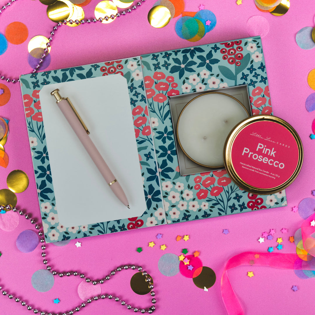 Birthday Balloons Greeting Card with Gift Inside