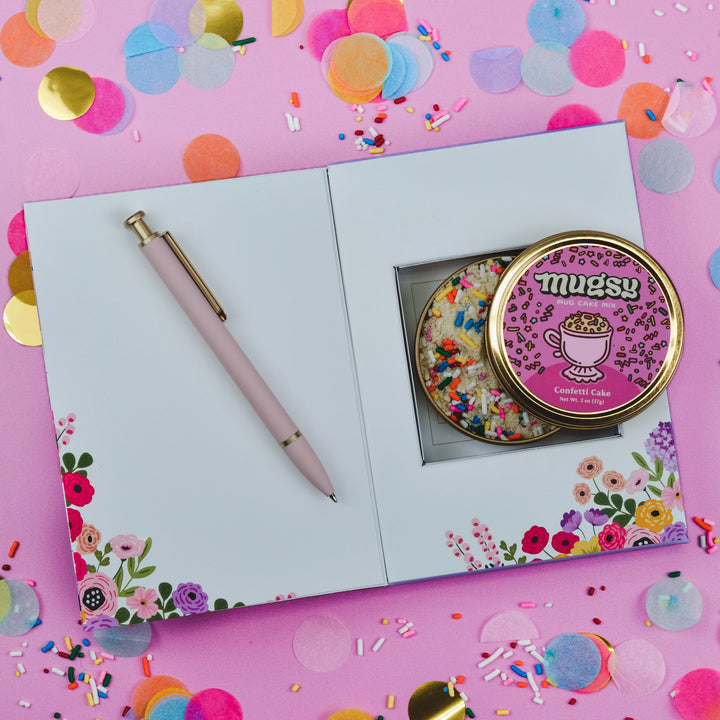 Colorful Floral Card with Gift Inside