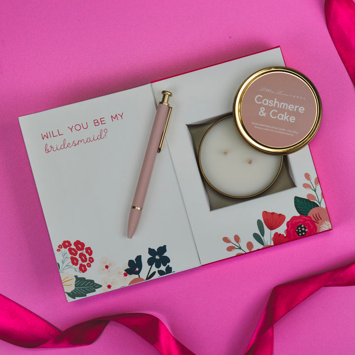 Bridesmaid Proposal Card with Gift Inside