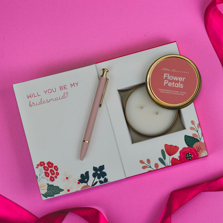 Bridesmaid Proposal Card with Gift Inside