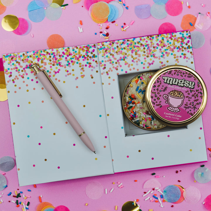 Confetti Celebration Greeting Card with Gift Inside