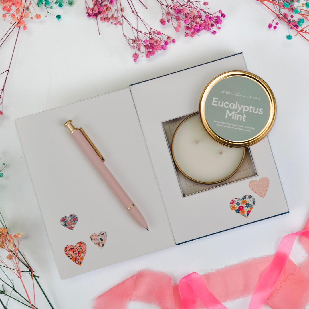 Thank You Hearts Card with Gift Inside