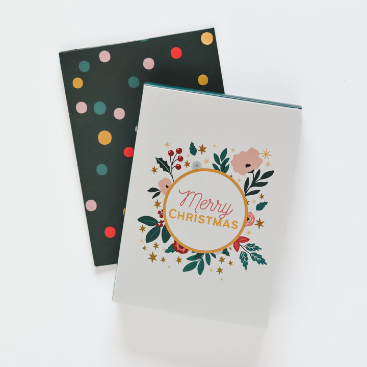 Merry Christmas Card with Balsam & Berry Candle Inside