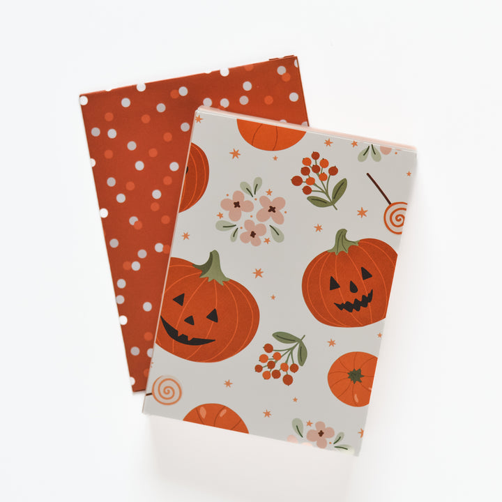 Jack-O-Lantern Card with Pumpkin Latte Candle Inside