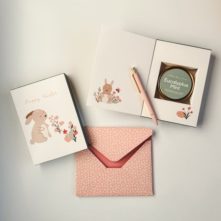 Easter Bunny Card with Scented Candle Inside
