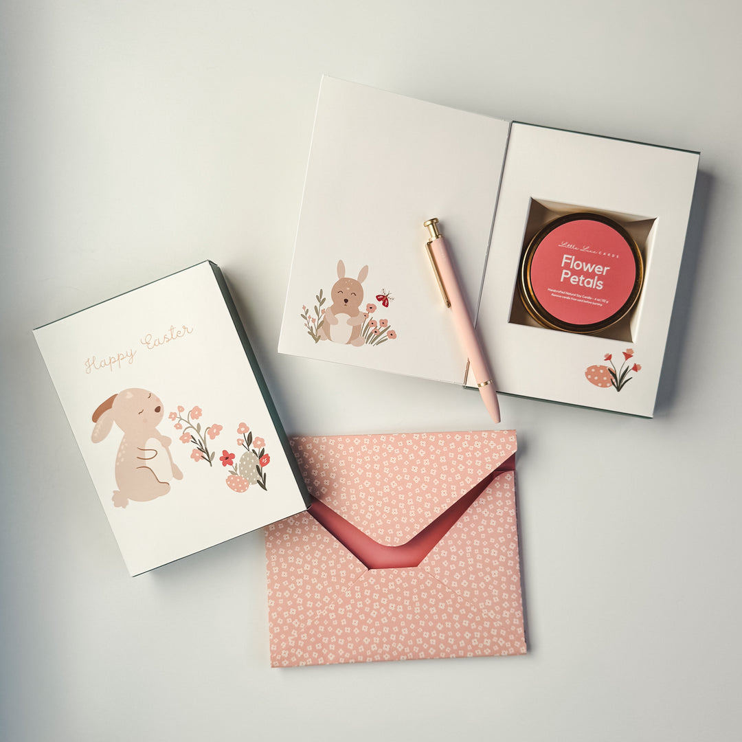 Easter Bunny Card with Scented Candle Inside