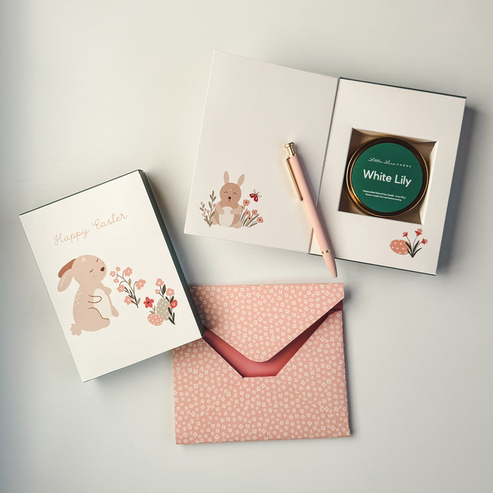 Easter Bunny Card with Scented Candle Inside