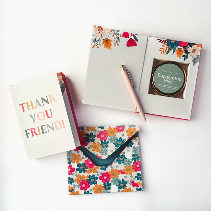Thank You Friend Card with Scented Candle Inside