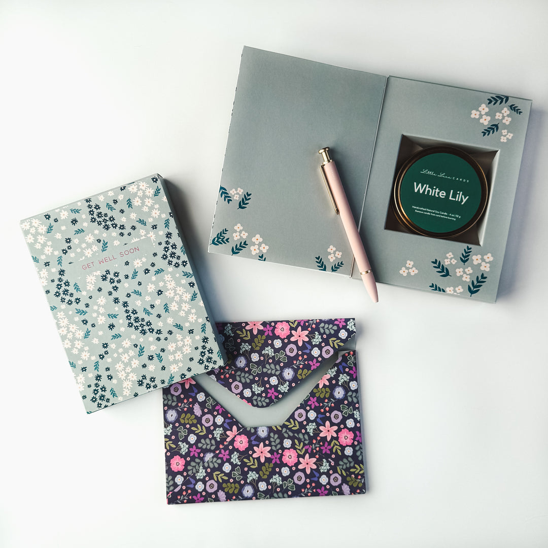 Get Well Card with Scented Candle Inside