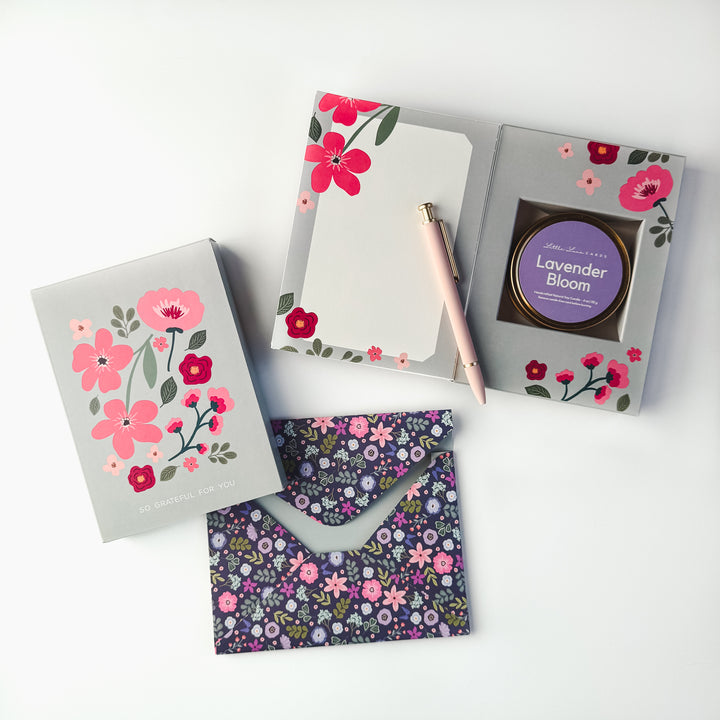 Grateful for You Card with Scented Candle Inside