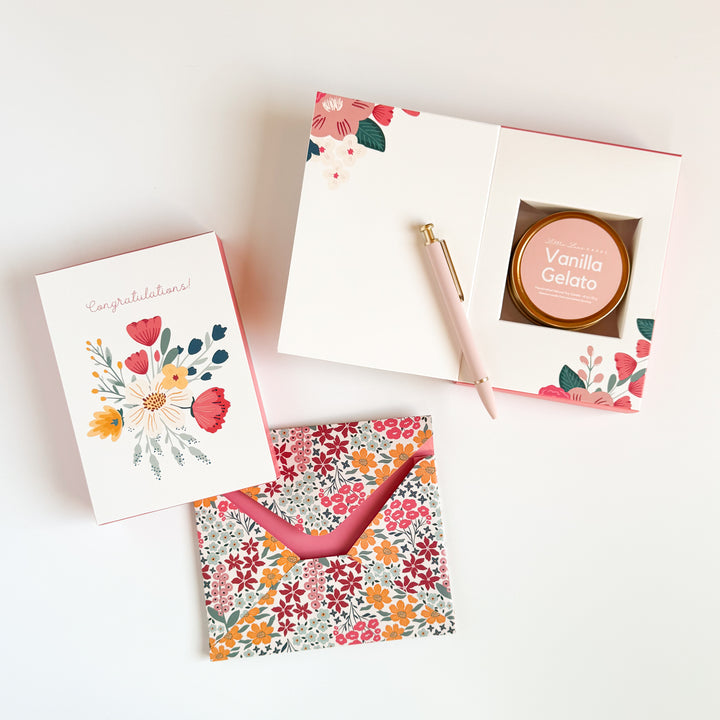Congrats Greeting Card with Scented Candle Inside