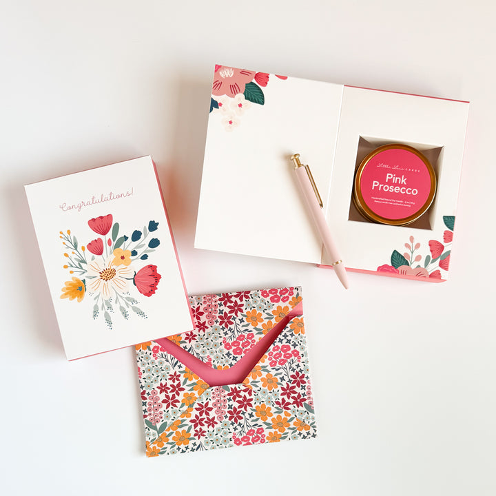 Congrats Greeting Card with Scented Candle Inside
