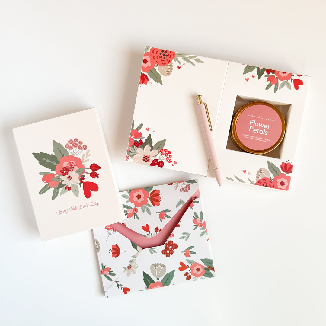 Valentine's Day Greeting Card with Scented Candle Inside