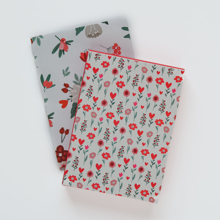 Floral Hearts Greeting Card with Scented Candle Inside