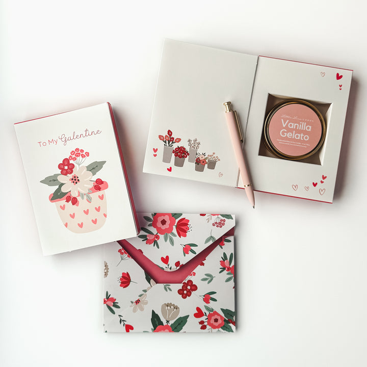 Galentine's Day Greeting Card with Scented Candle Inside